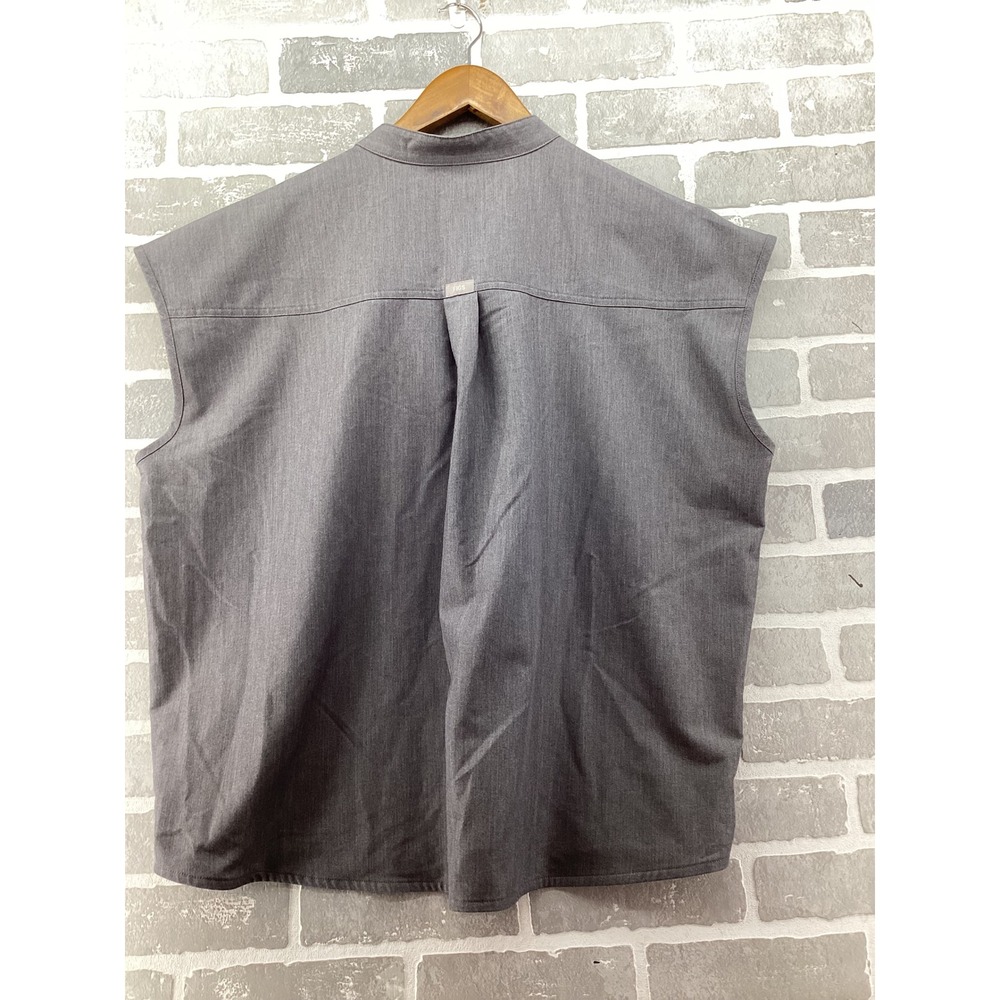 FIGS Rafaela Scrub Top XL Grey Technical Collection Oversized WXXSW1003 - Picture 6 of 6